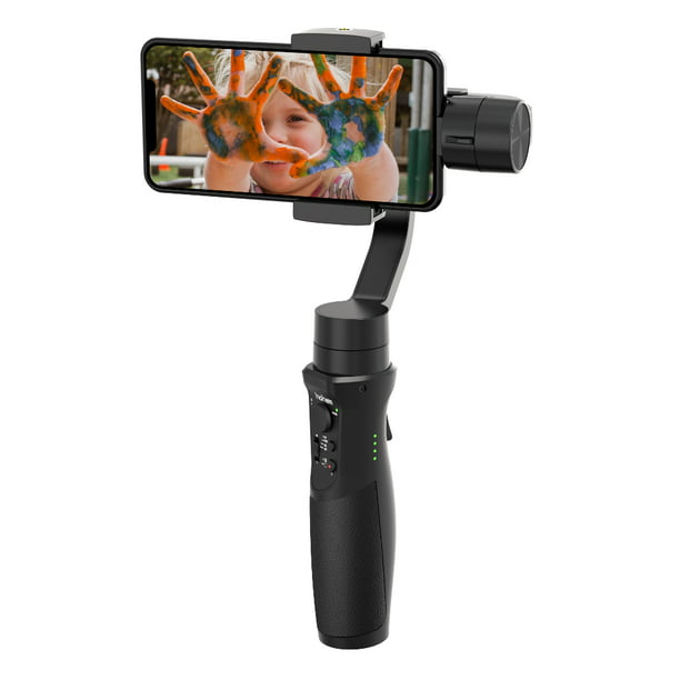 Hohem Smartphone Gimbal Stabilizer,3-Axis Handheld Stabiliser with Face Tracking 